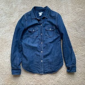 J. Crew Western Denim Shirt